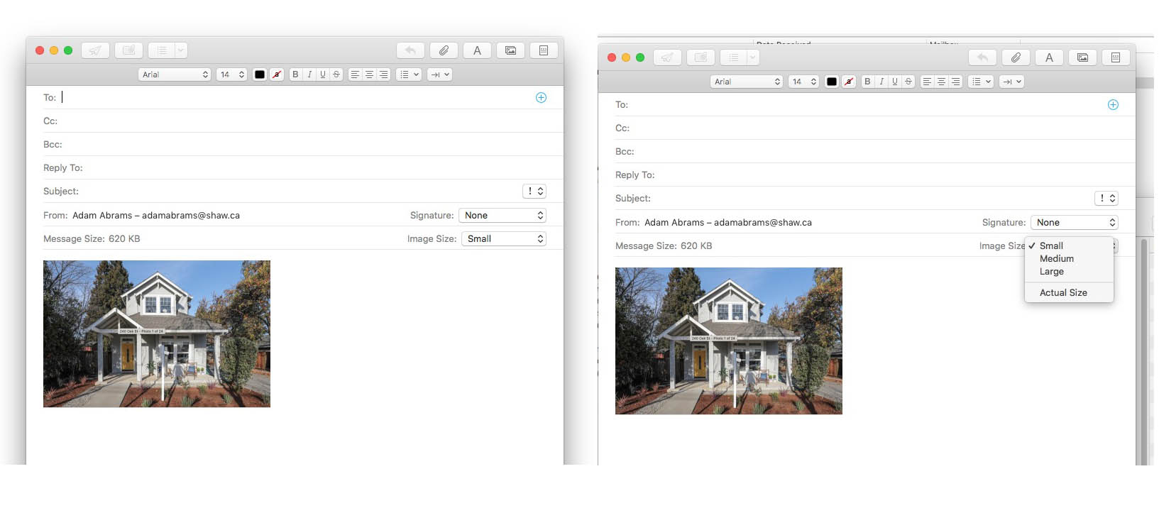 Mail Photo Sizes TIP: Here’s why your photo attachments in Apple Mail may be too small ...