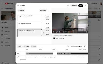 Secret shortcuts for adding subtitles on YouTube